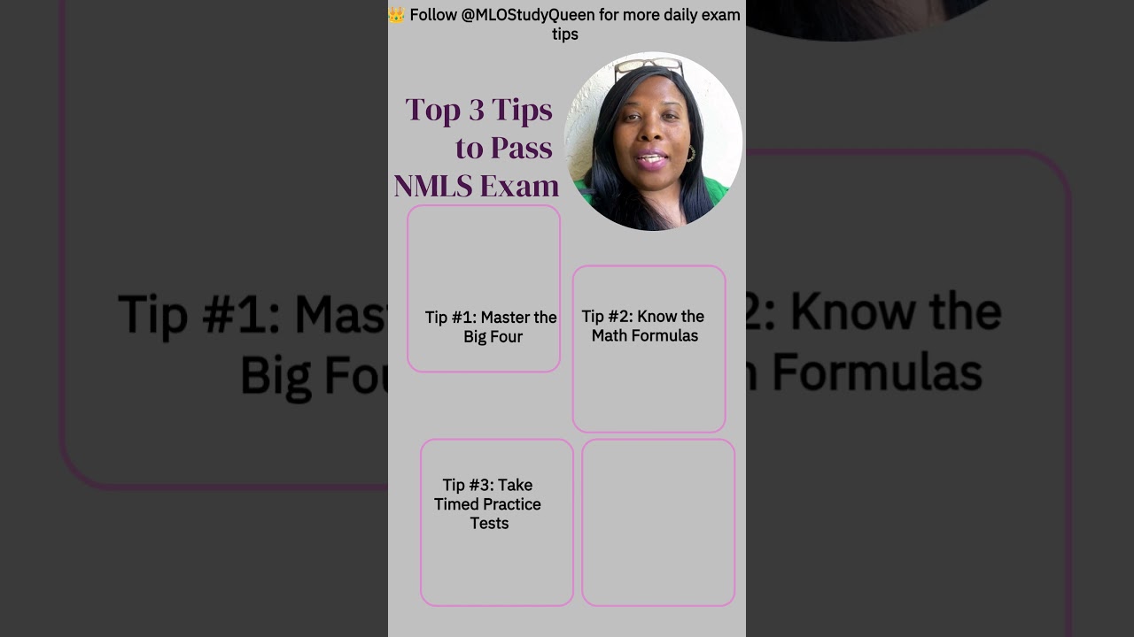Top 3 Tips to Pass the NMLS Exam 🎯
