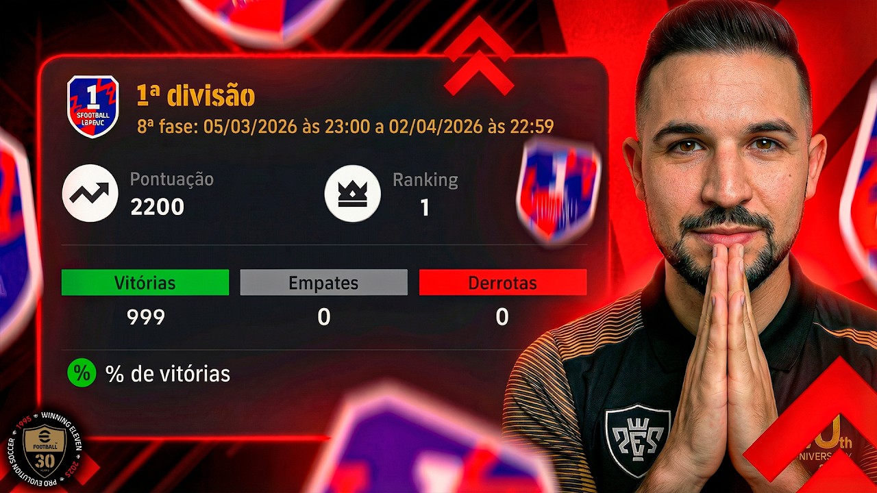 🔴 AO VIVO: RANQUEADAS NO eFootball 2026 | RUMO À DIVISÃO 1 🔥