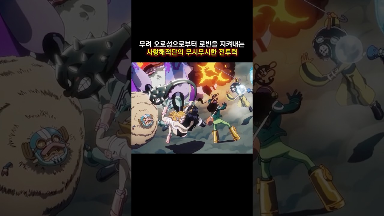 오로성에서 로빈을 지킨 사황해적단의 강력한 전투력 ⚔️