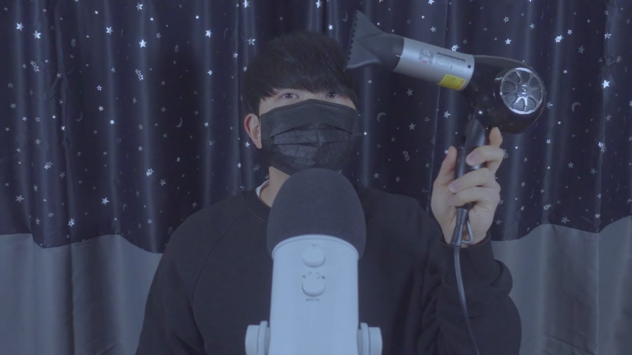 ASMR Hair Dryer Sounds for Relaxation 🌬️