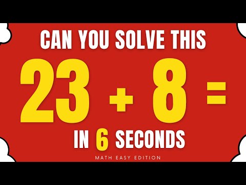 Math Speed Test! - Quiz Addition 2 (Double) Digit Number : Level Easy #1