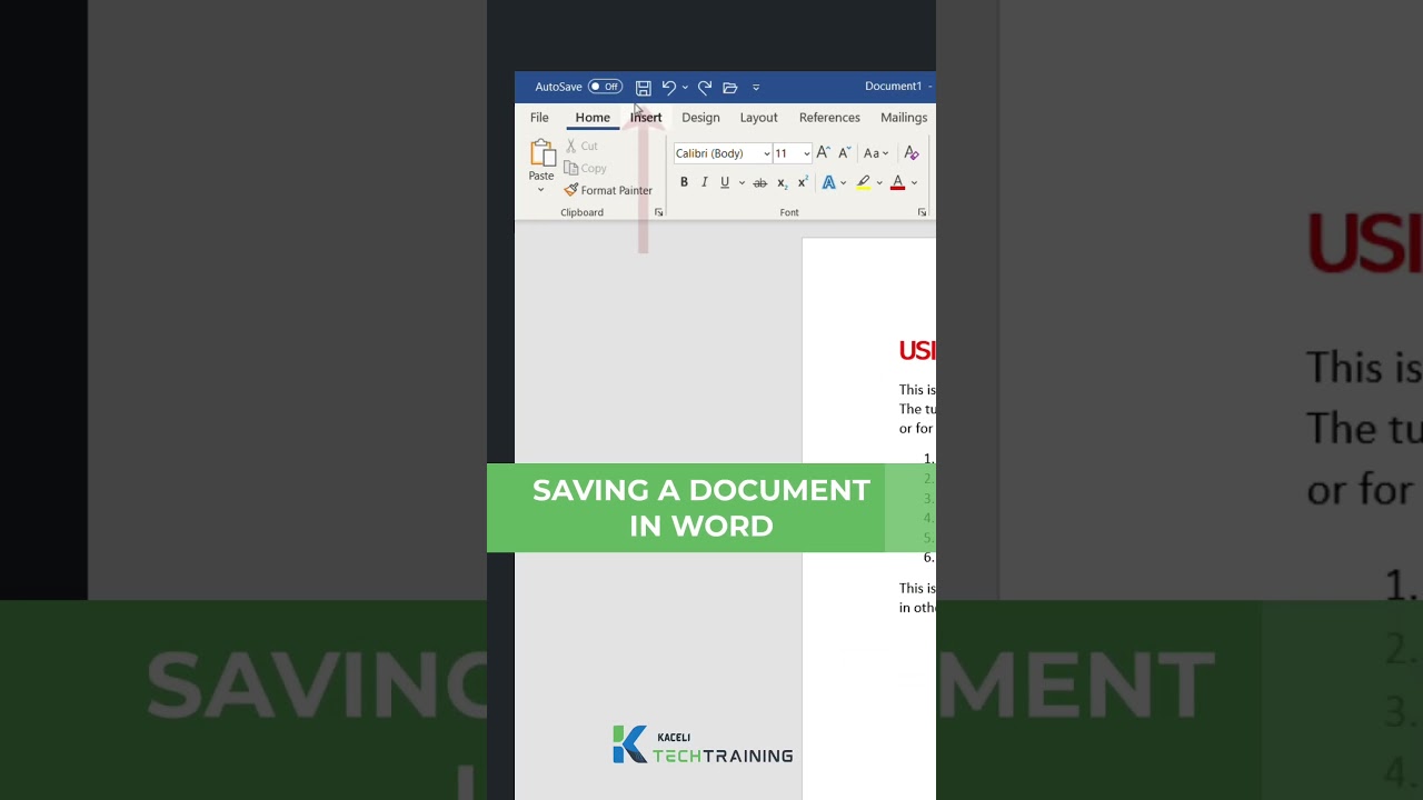 Master Saving Documents & Creating Equations in Word | Beginner's Tutorial 🔑