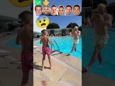 De Jong VS Neymar VS Haaland VS Lehmann VS Messi VS Ronaldo Fantastic Water Pool Moments😱