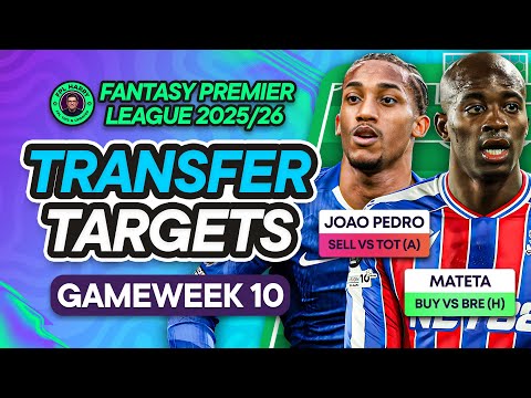 MY FPL GW10 TRANSFER TARGETS! β»οΈ Sell Pedro for Mateta? π¦
| Fantasy Premier League Tips 2025/26