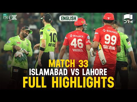 Full Highlights | Islamabad United vs Lahore Qalandars | πππππππ | Match 33 | HBL PSL X | M3O1K