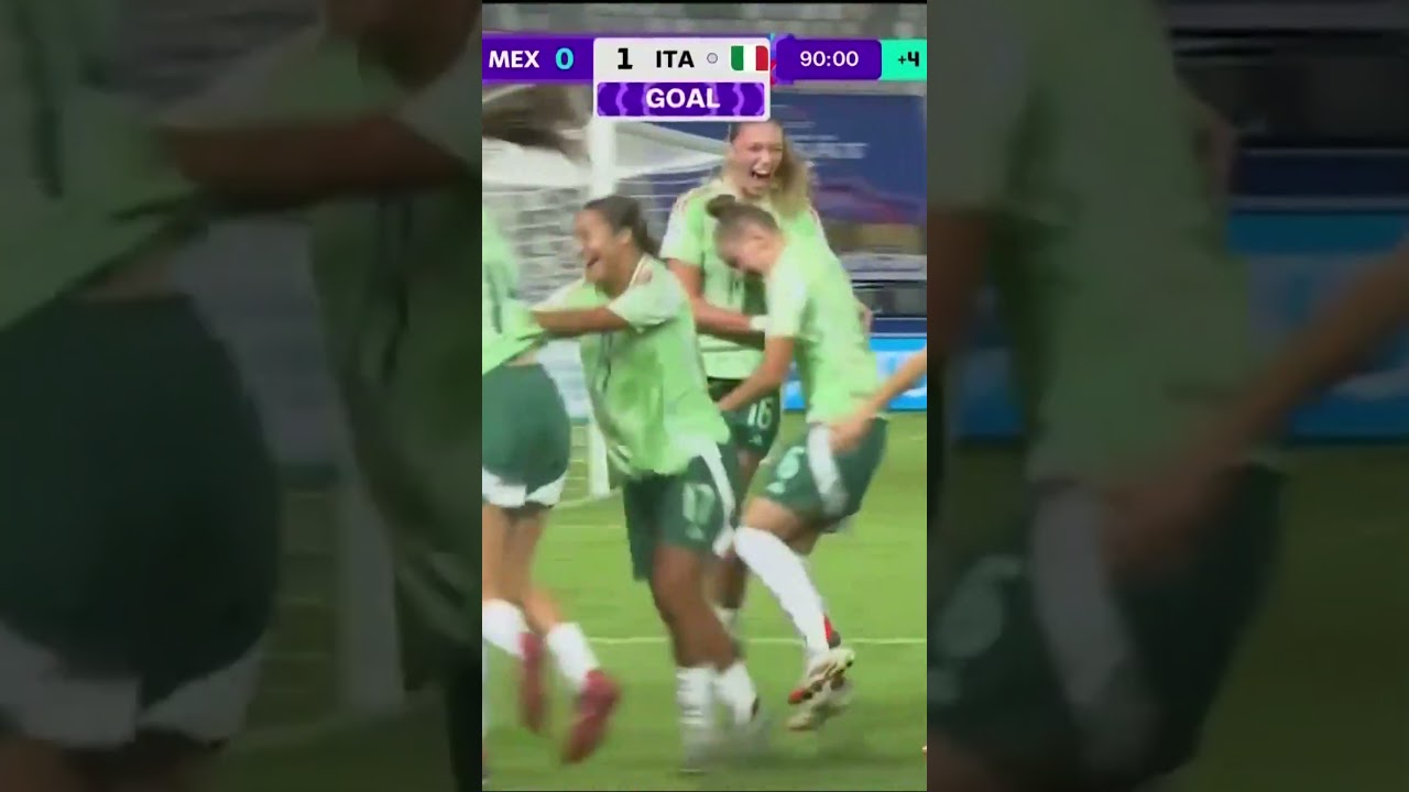 ¡México se salva en el último minuto tras un gol anulado a Italia! 🇲🇽 #shorts