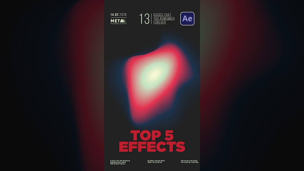 Top 5 Must-Use Effects in After Effects 🎬