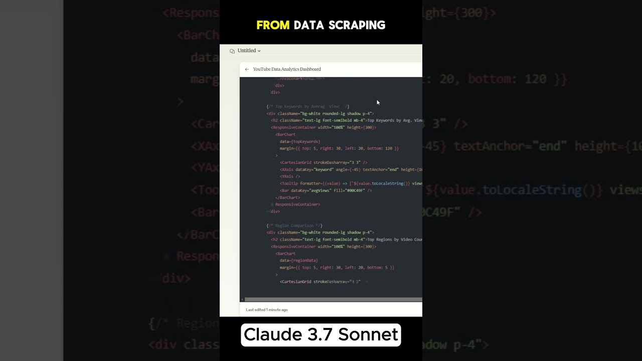 Create Stunning Data Dashboards in Minutes with Claude 3.7 Sonnet 🚀