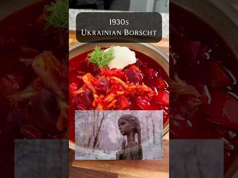 Borscht from the Ukrainian Famine #history #ukraine #borscht #soup #recipe #historical #fyp