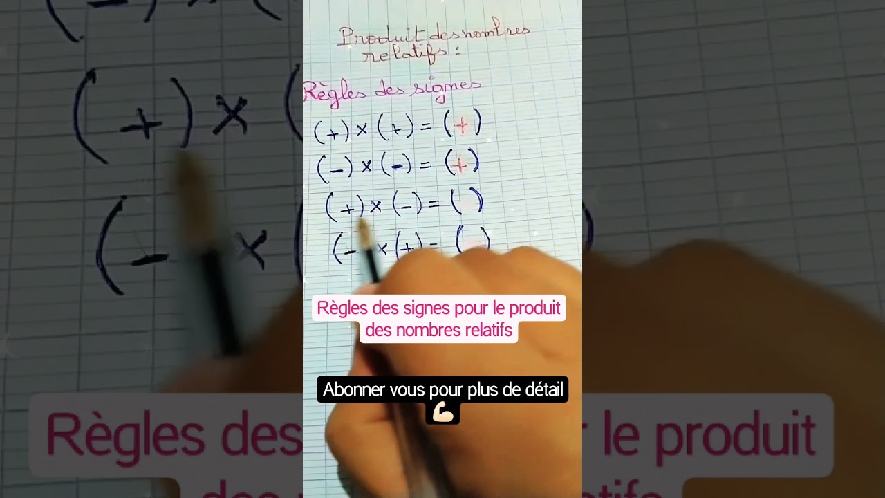Maîtrisez les Nombres Relatifs : Règles des Signes pour le Collège 📚