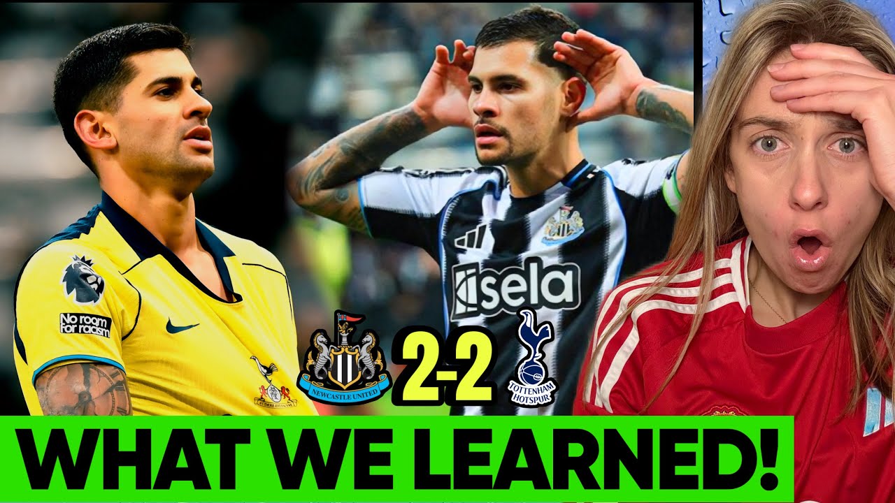 Newcastle 2-2 Tottenham: Key Takeaways ⚽
