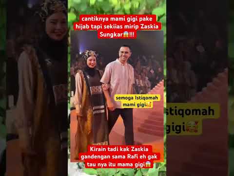 Mama gigi fashion Show dgn Rafi Ahmad malah mirip sama Shiren Sungkar 😱‼️ #shorts