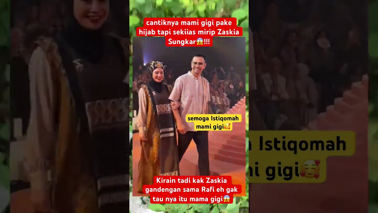 Mama Gigi Fashion Show with Rafi Ahmad Looks Just Like Shiren Sungkar! 😱