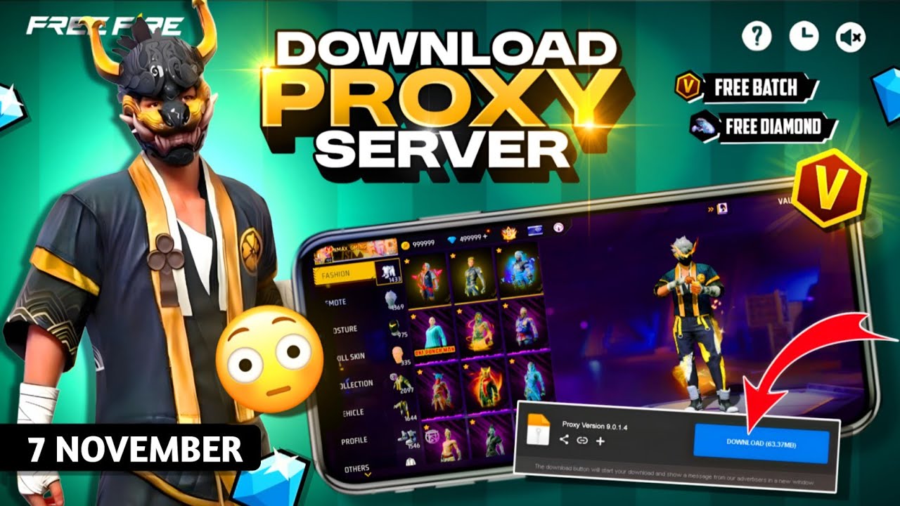 Easy Guide to Download the Latest Free Proxy Server for Free Fire 🔥