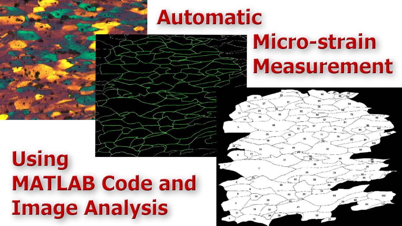 Automated Micro-Strain Measurement in Microstructures Using MATLAB and Image Processing