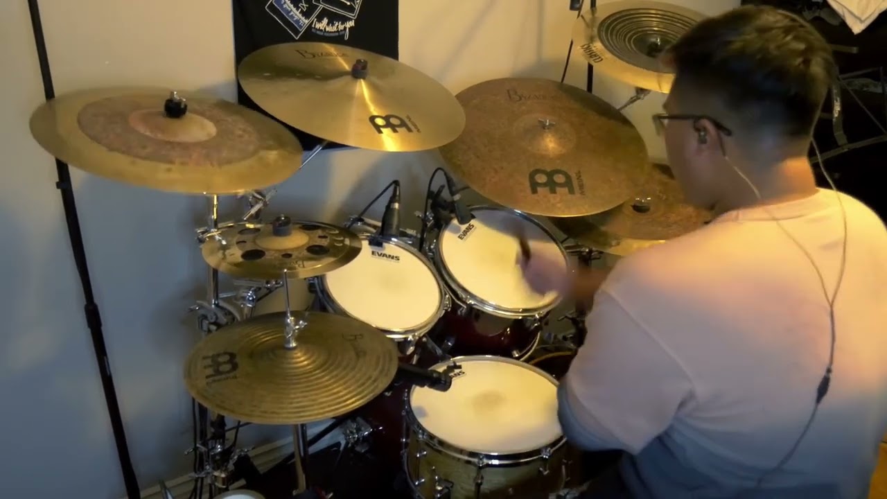 Polyphia's 'The Audacity' Drum Solo on One Pedal 🎶