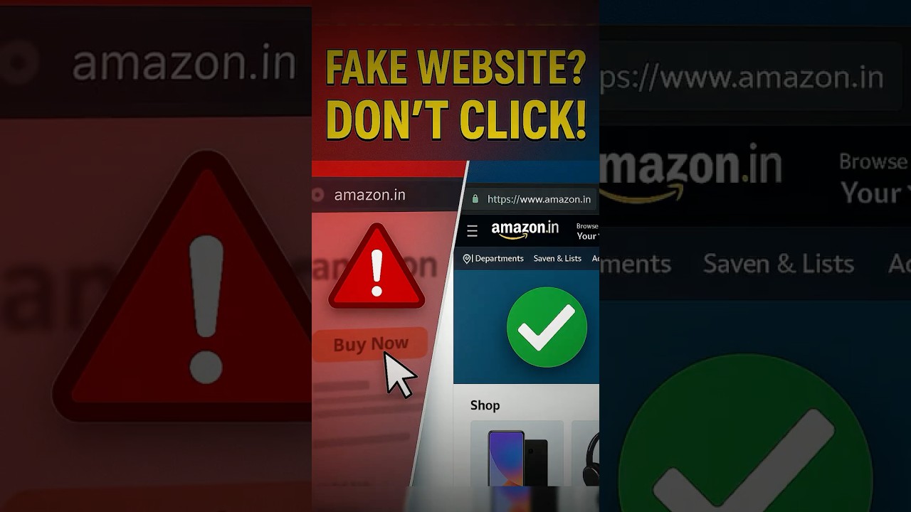Warning! 3 Easy Ways to Spot Fake Websites Before You Click 🚫