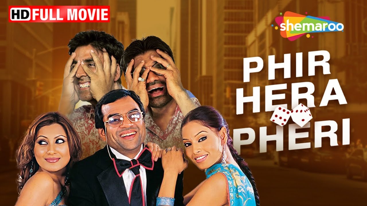 Phir Hera Pheri Full Comedy Movie in HD 🎬 | Akshay Kumar, Suniel Shetty & Paresh Rawal