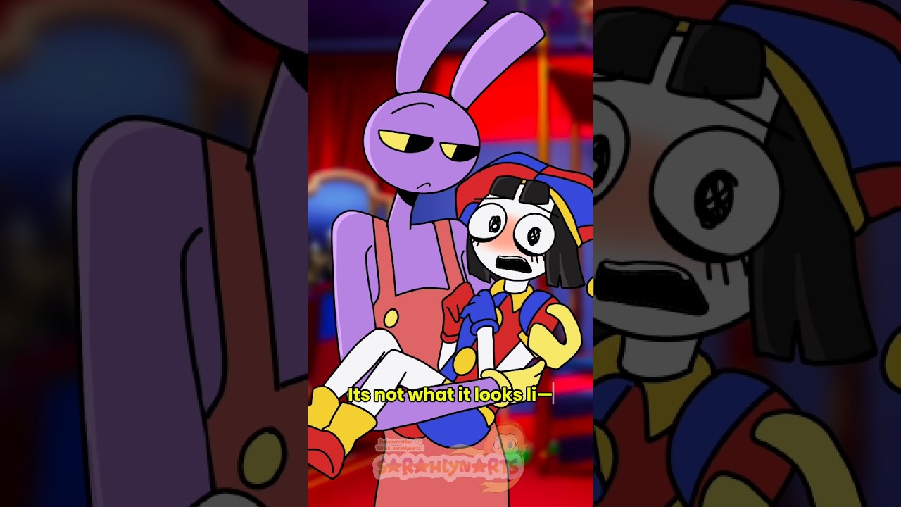 EXCUSE ME?!π±πͺ Pomni X Jax - Amazing Digital Circus Animation #animation #tadc #funnybunny