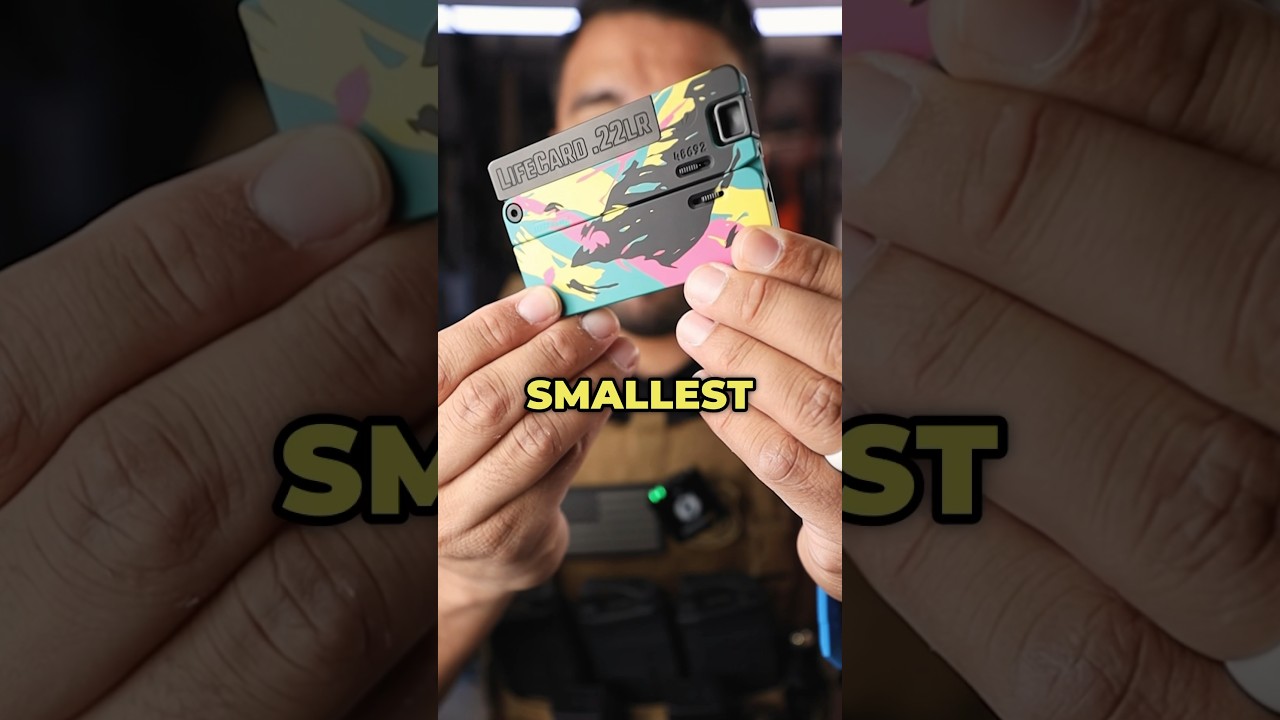 Smallest Gun Fits in Wallet!🤯