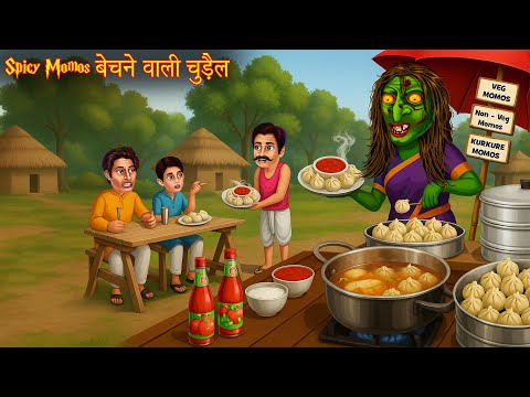 Spicy Momos बेचने वाली चुड़ैल | Witch Momos | Horror Stories | Bhootiya Kahani | Chudail Ki Kahaniya
