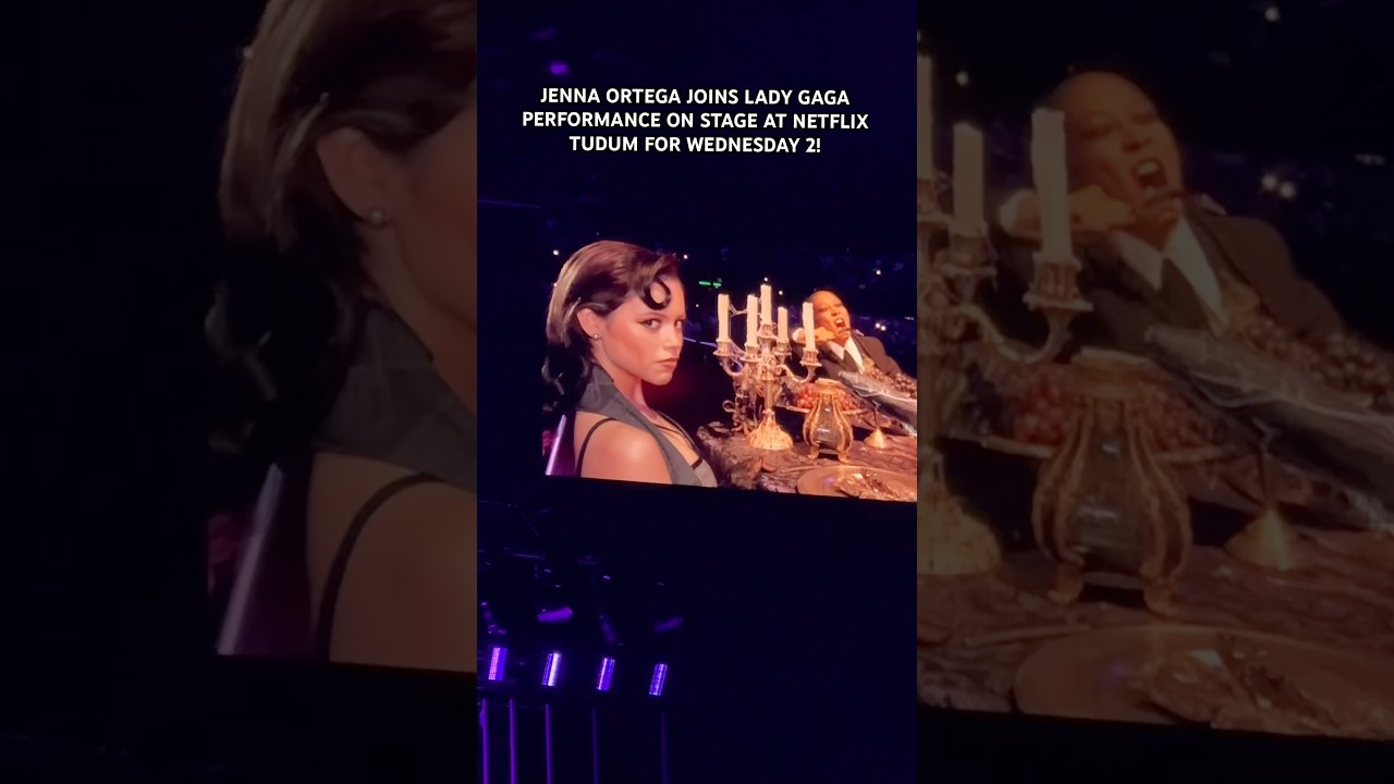Jenna Ortega and Lady Gaga Reunite at Netflix TUDUM for Wednesday 2! 🎬
