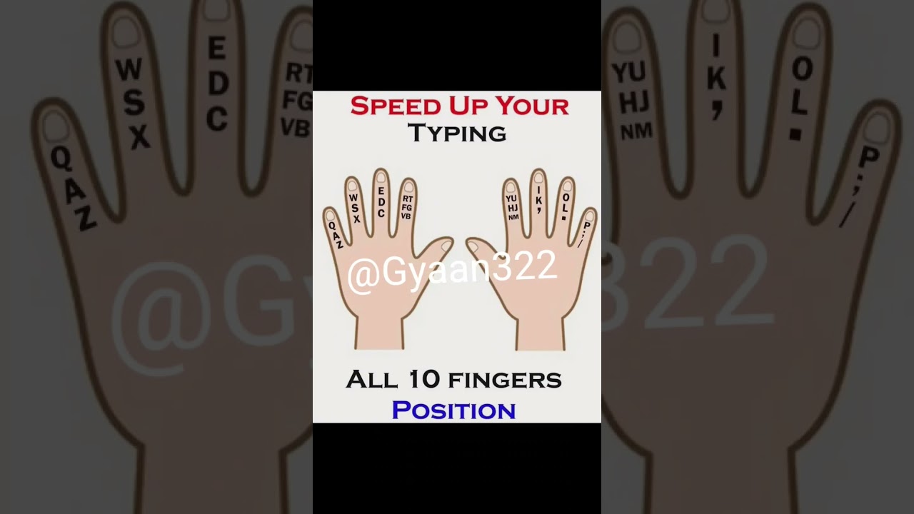 Boost Your Typing Speed with All 10 Fingers! 🚀
