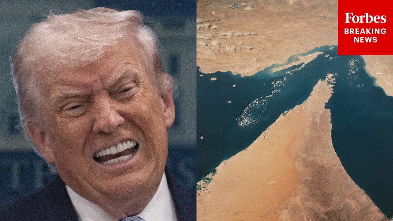 BREAKING NEWS: Trump Says U.S. Will Blockade Strait Of Hormuz Over Iran’s ‘Extortion’