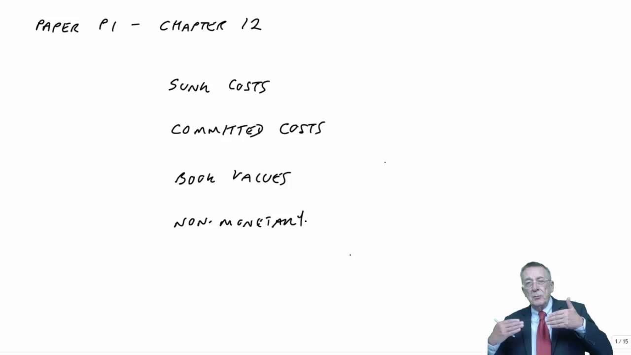 CIMA P1 Relevant Costing Free Lectures 📊