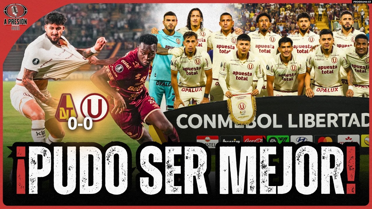 ¡PUDO SER MEJOR! TOLIMA 0-0 UNIVERSITARIO (COPA LIBERTADORES)