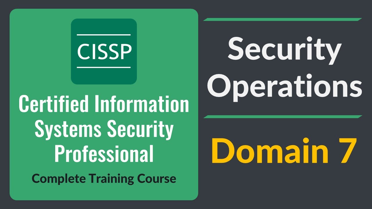 CISSP Domain 7 Security Operations in Urdu/Hindi