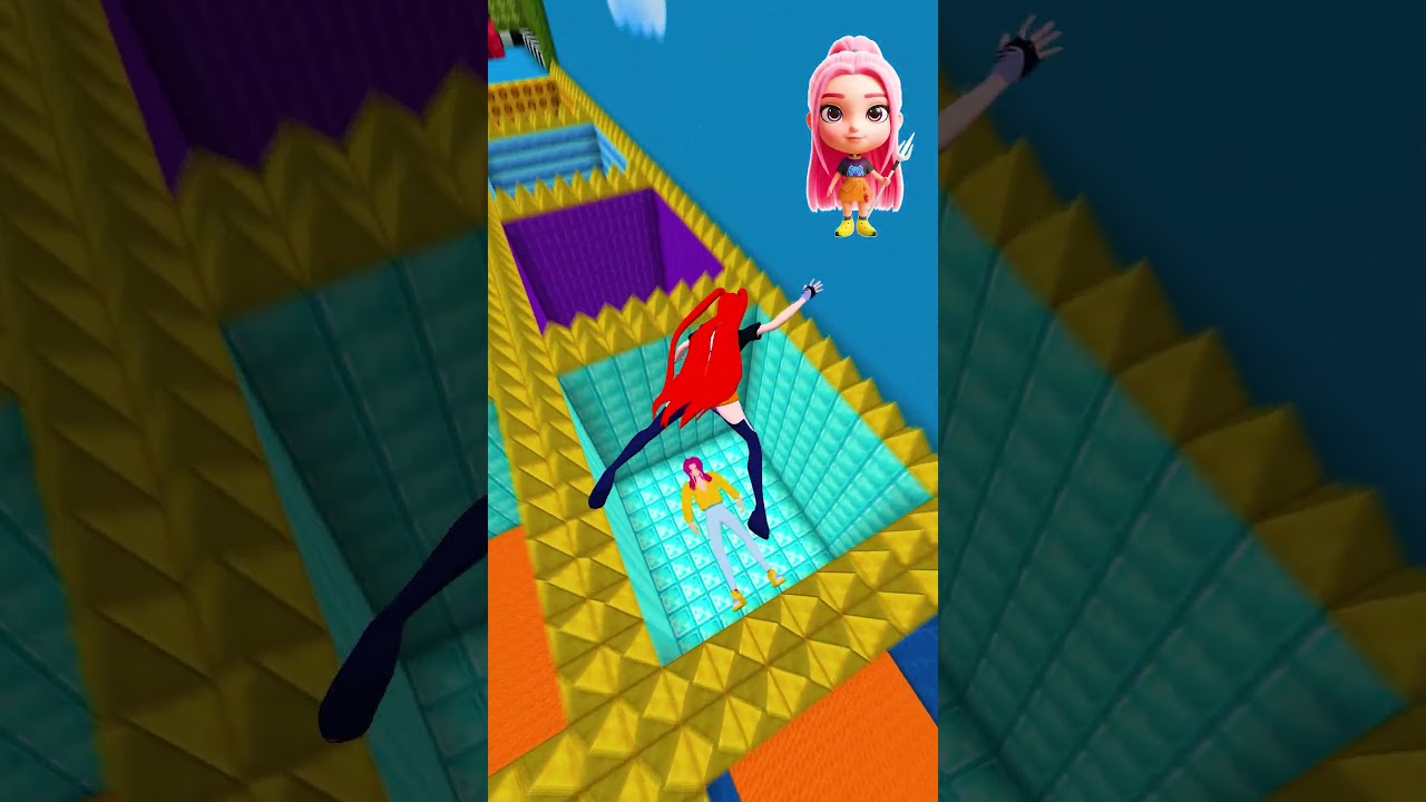 Epic Showdown! K-Pop Demon Hunters vs Squid Game Lava Jump Challenge Part 11🔥