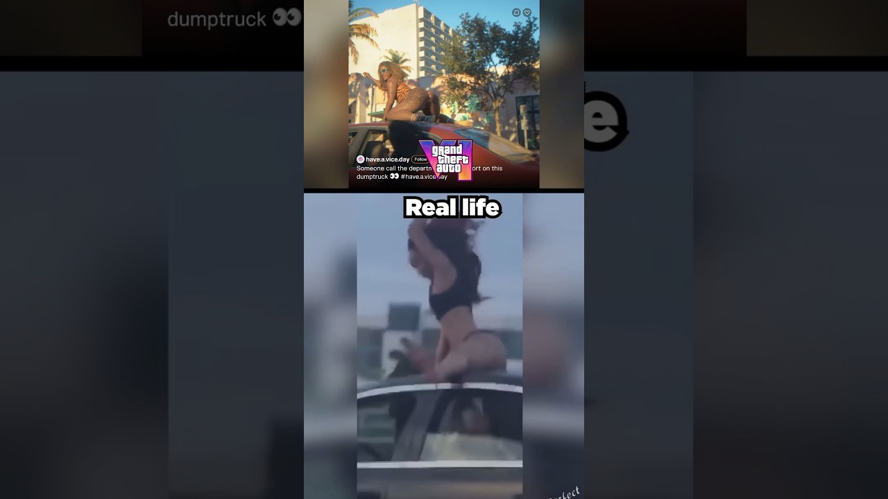 GTA 6 Trailer Comes to Life with Real-Life Social Media Scenes 🎮