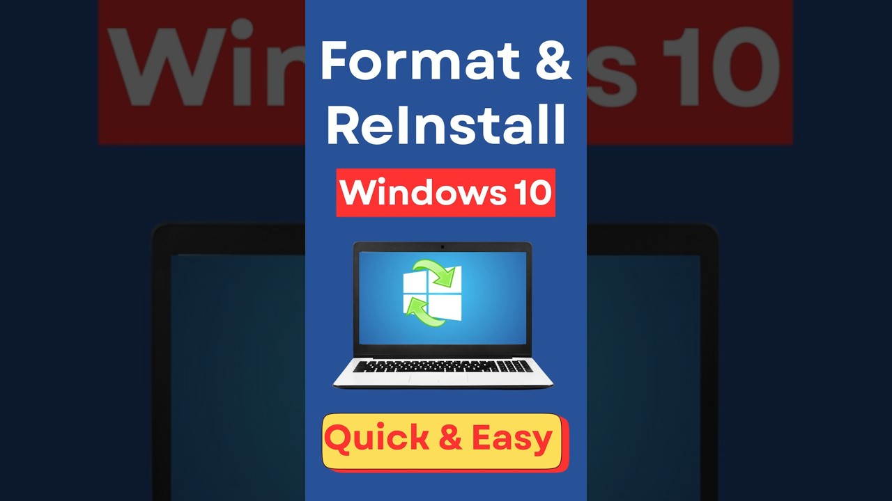 Guide to Formatting and Reinstalling Windows 10