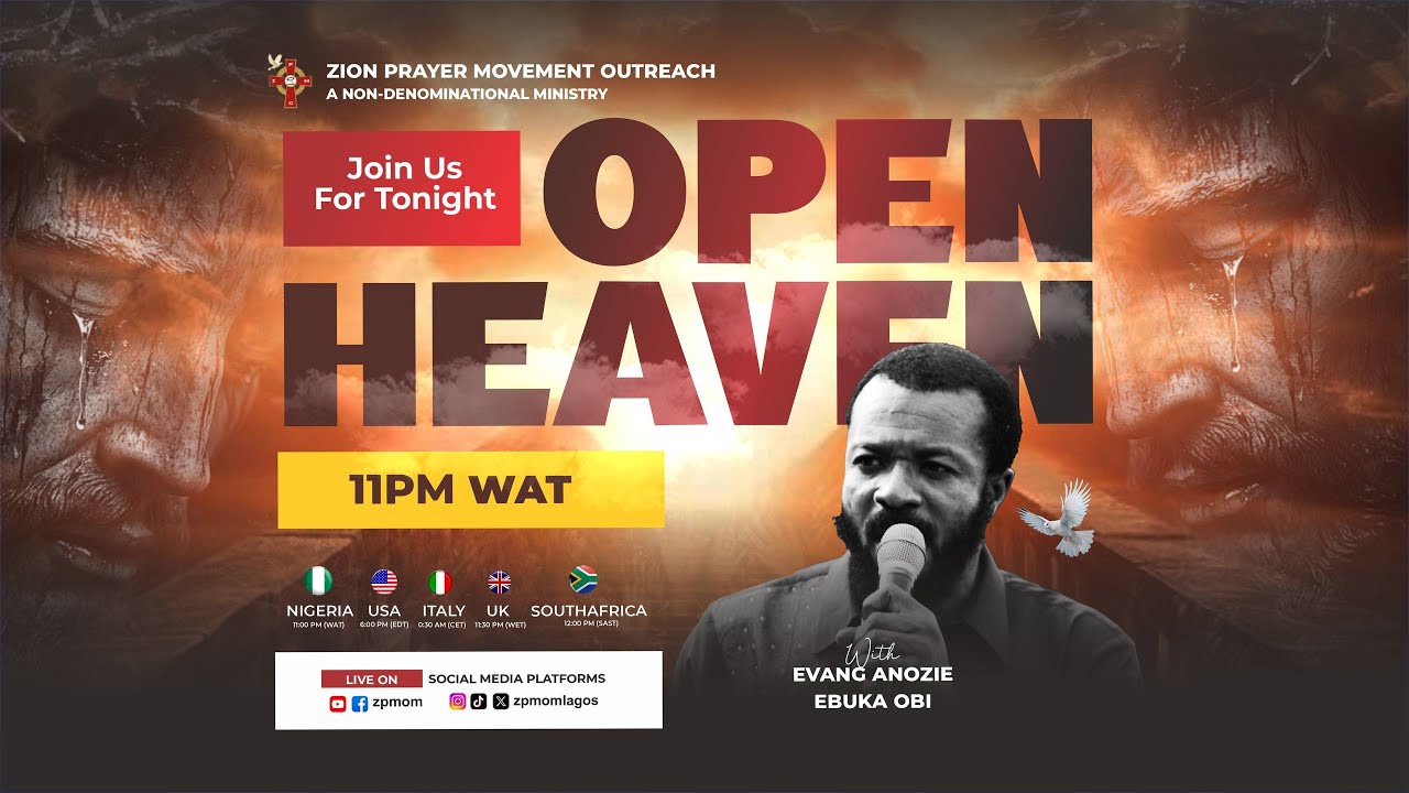 Experience the Divine: Night of Open Heaven – October 28, 2025 ✨