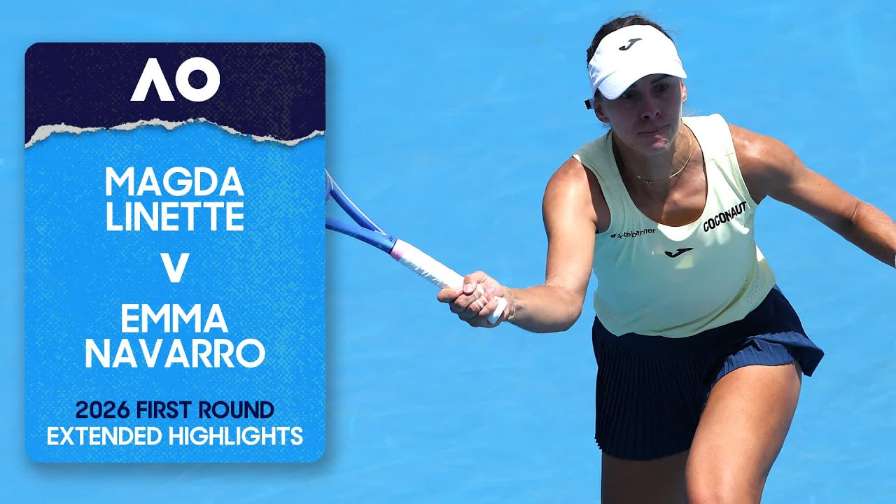 Magda Linette v Emma Navarro Extended Highlights | Australian Open 2026 First Round