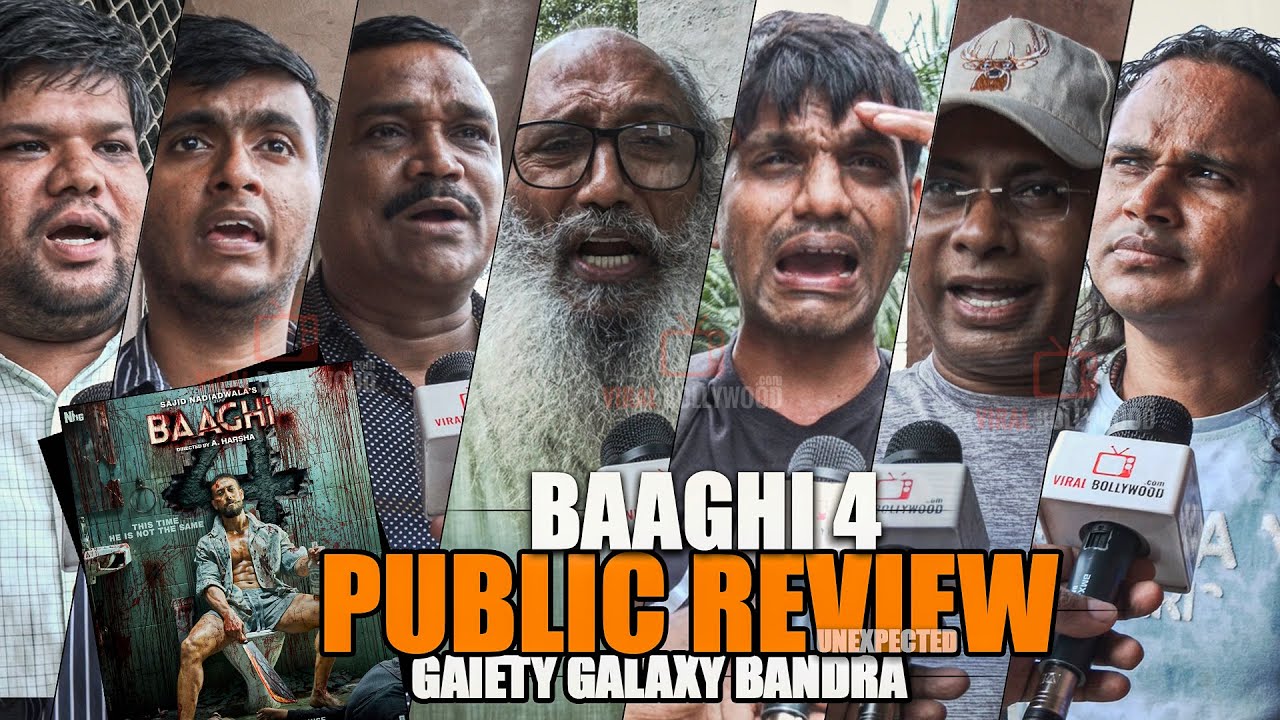 Baaghi 4 Public Review at Gaiety Galaxy 🎬