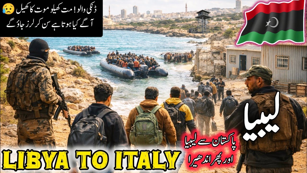 Travel To Libya 2026 🇱🇾 | History, Donkey Route Reality & Urdu/Hindi Documentary |  لیبیا ٹو اٹلی 