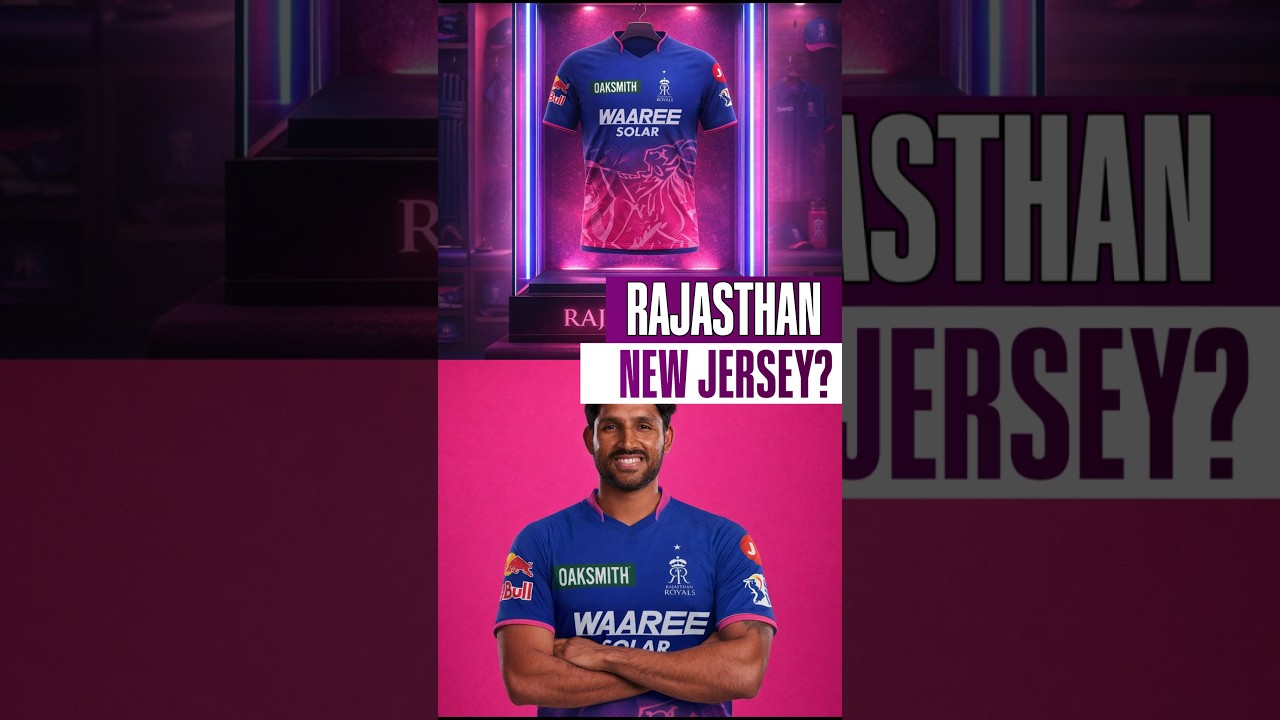 Rajasthan Royals Unveils New Jersey for IPL 2026 🏆