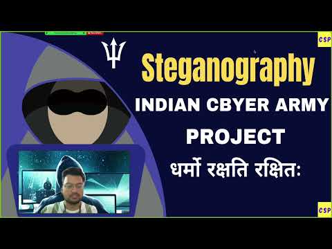 Steganography Project || Full stack Project || Final Year Project with Source Code and Report
