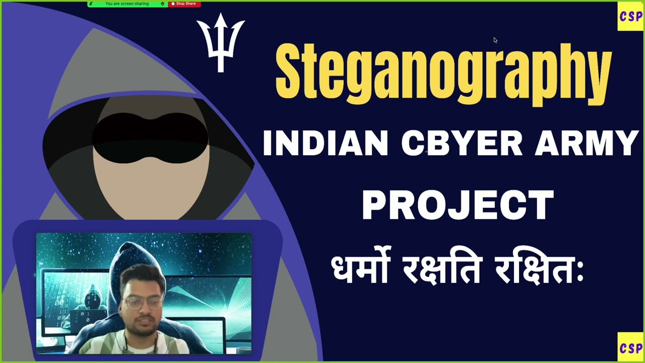 Complete Steganography & Cybersecurity Full Stack Project with Source Code ๐