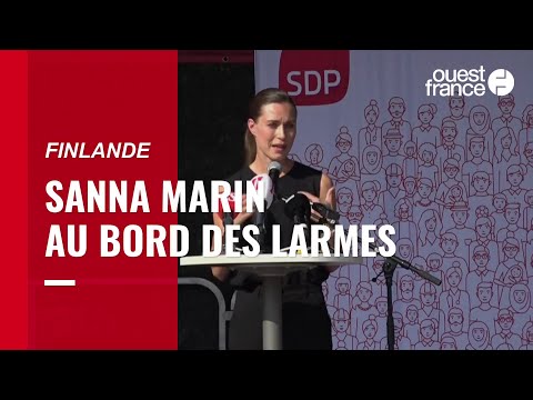 Au bord des larmes, Sanna Marin, la Première ministre finlandaise, défend ses fêtes controversées