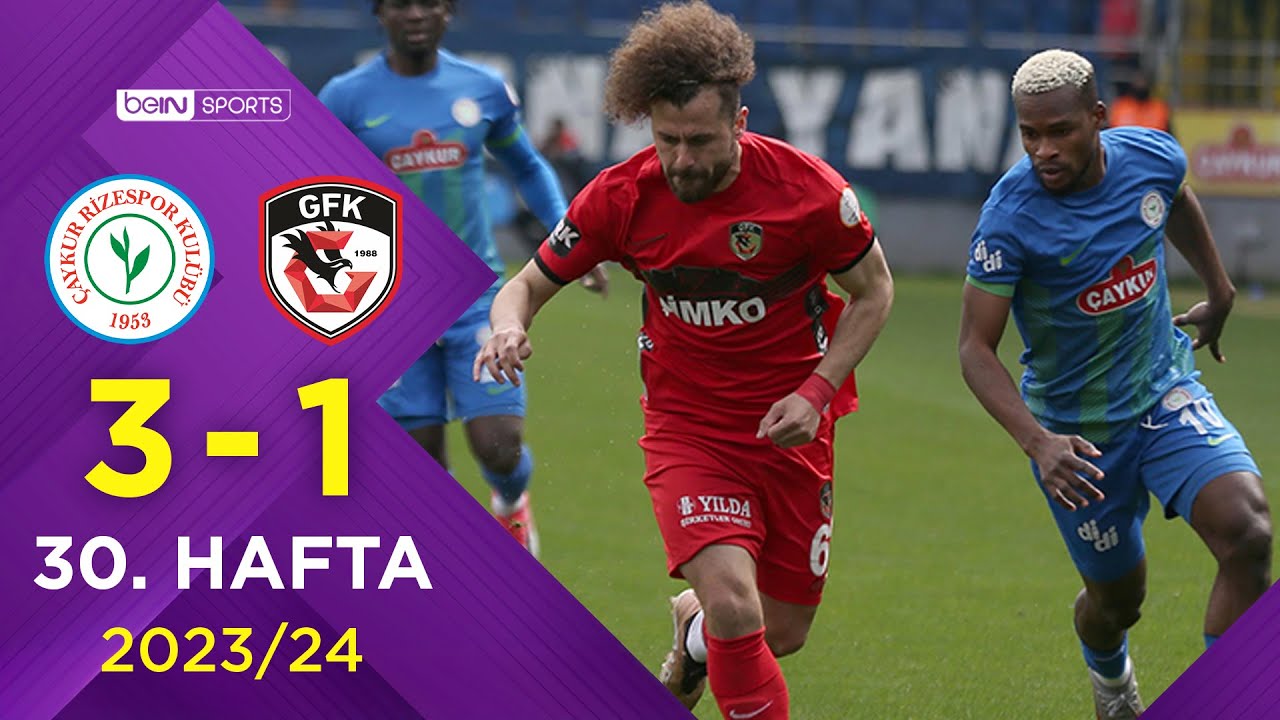 Rizespor Beats Gaziantep FK 3-1 in Week 30 ⚽
