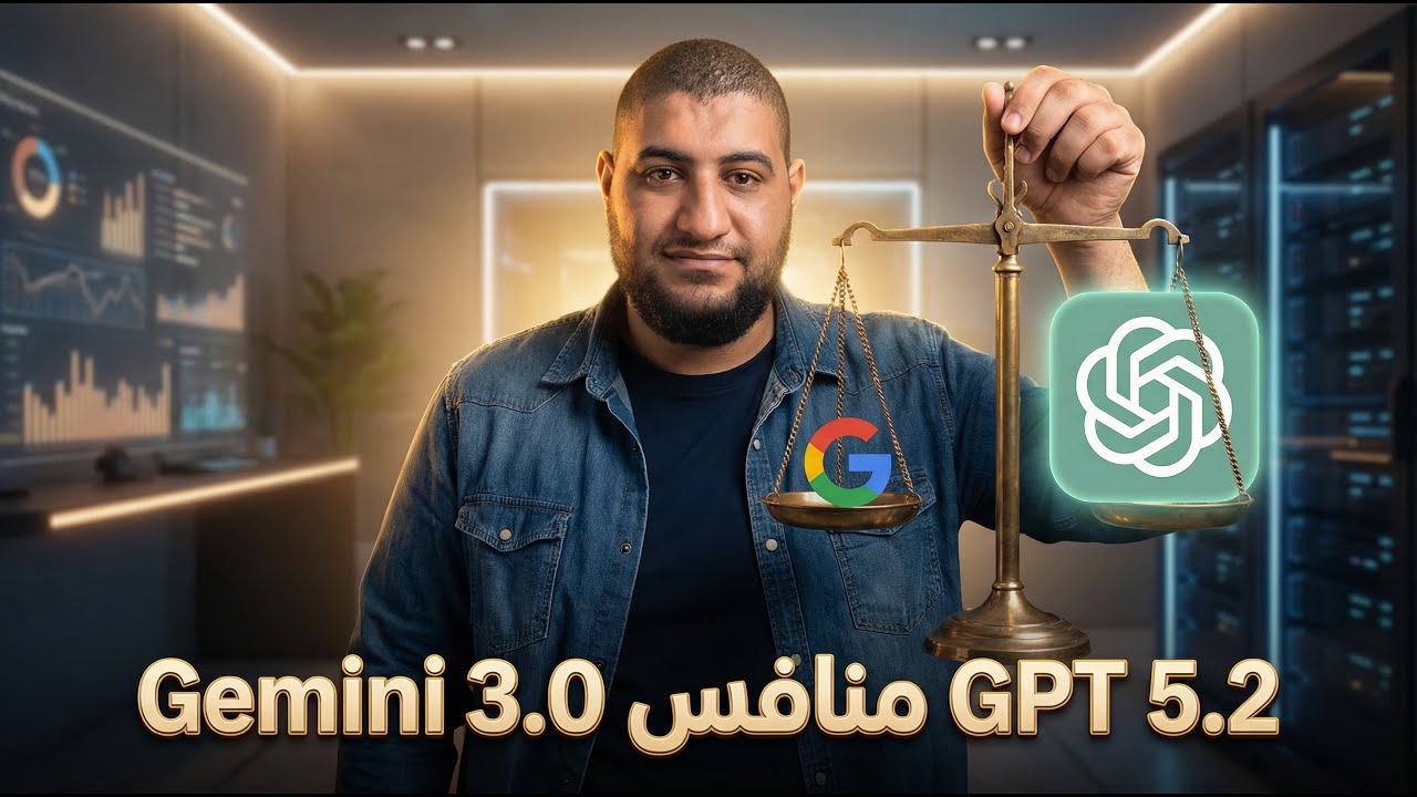 أقوى نسخة ChatGPT لحد دلوقتي! شرح GPT 5.2 وطريقة استخدامه بدون فلوس