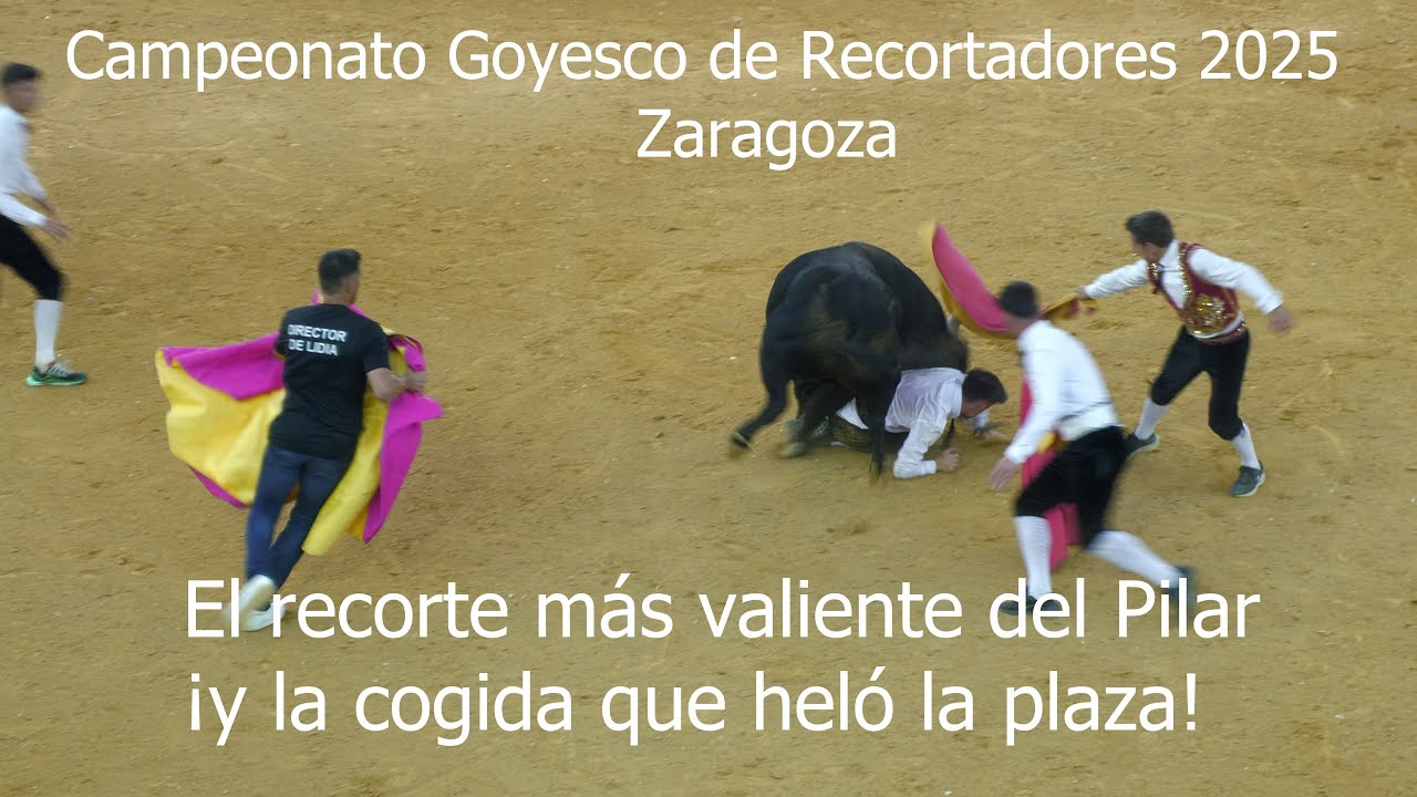Campeonato Goyesco de Recortadores 2025 en Zaragoza 🐂