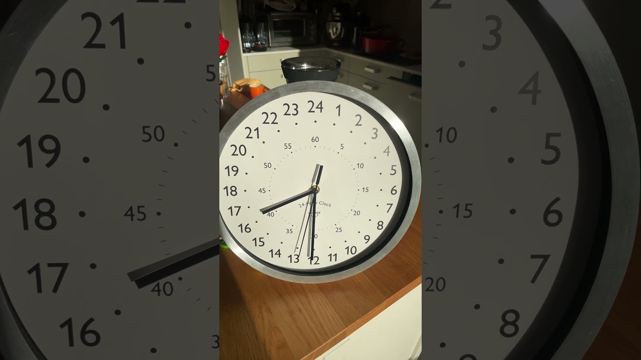 Affordable 24-Hour Analog Clock 🕰️