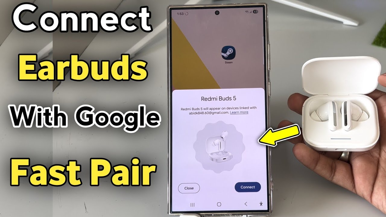 How To Connect Earbuds Using Google Fast Pair In Android Phone