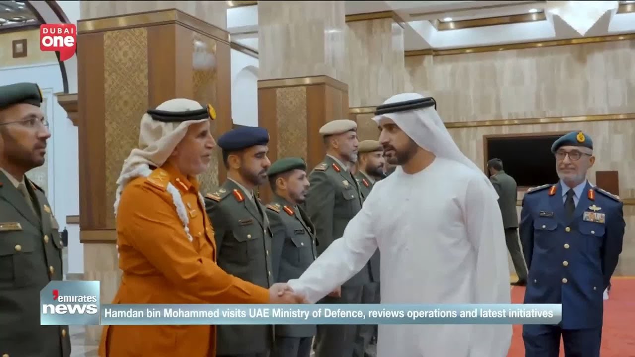 Hamdan bin Mohammed Visits UAE Defence Ministry 🛡️