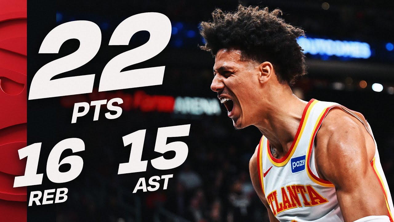 Jalen Johnson's Triple-Double Sparks Hawks Win 🚨
