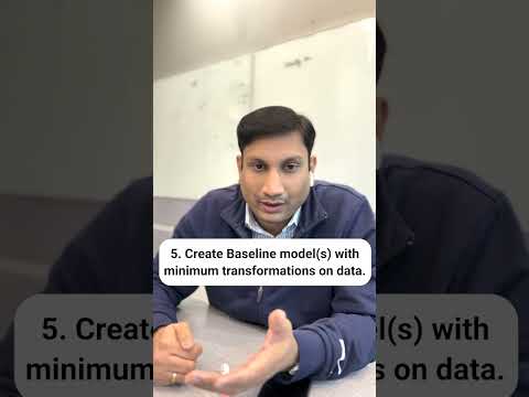 10 Step ML Model Building Process #shorts #datascience
